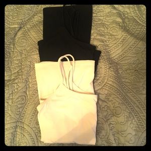 3/$21 BUNDLE Blacks and White essential camisoles